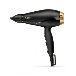   BaByliss Power Pro Hajszárító 2000W, AC motor, fekete-arany kivitel 6704E